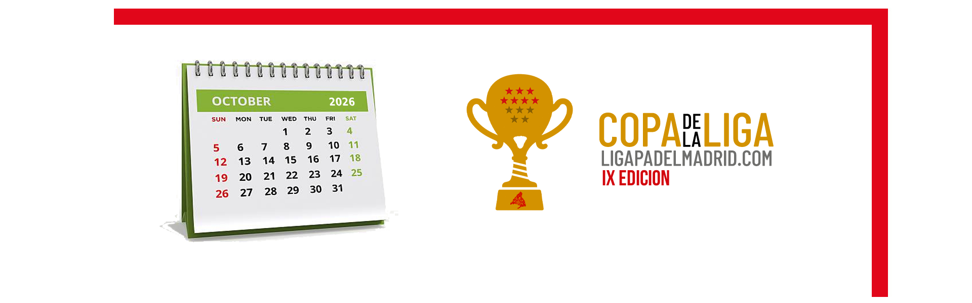 Calendarios de Copa 2026 disponibles